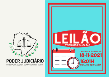 LEILÃO 041/2021 DE BENS APREENDIDOS EM AÇÕES PENAIS