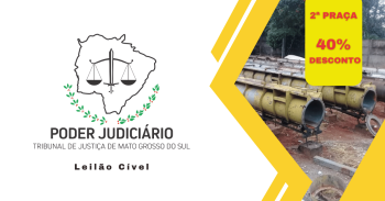 2ª PRAÇA- DIVERSOS MOLDES PARA POSTE CIRCULAR, EM CASSILÂNDIA/MS